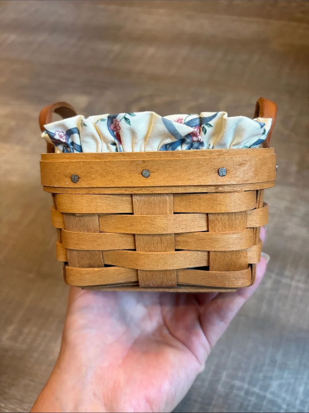 Longaberger Booking Basket & Sweet Basil Basket Herb Garden Fabric & Protectors
